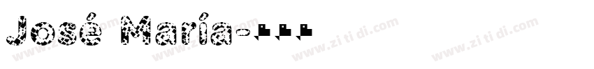 José María字体转换